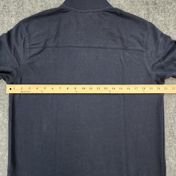 Tommy Bahama Sweater Boys XL Blue Navy Relax 1/4 Zip Long Sleeve Coastal Classic - Picture 4 of 14